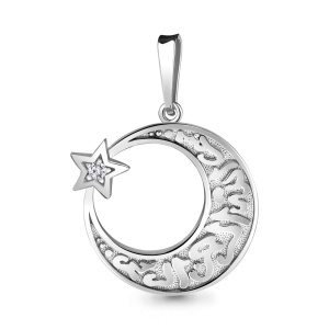 Подвеска Серебро родированное 21190А.5