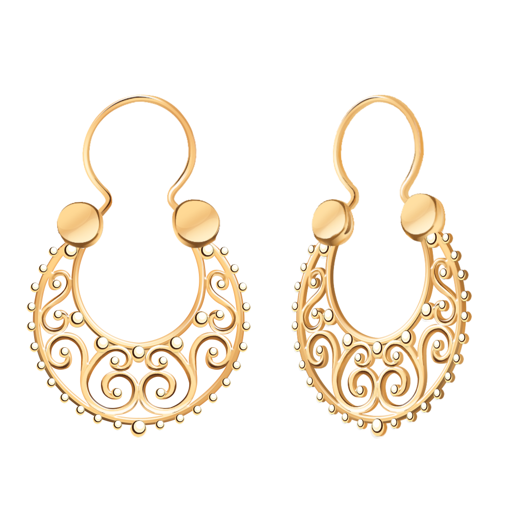 Серьги Золото красное 21222