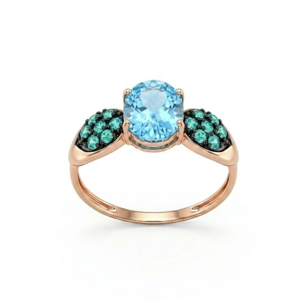 Кольцо Золото красное 10455тзпс