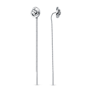 Серьги Серебро родированное 320701F873