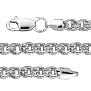 Цепь Серебро родированное БГР90