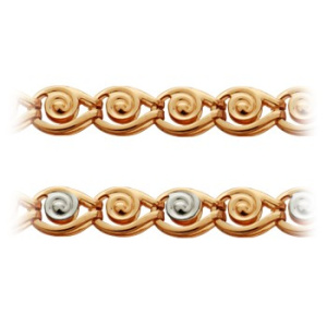 Цепь Золото красное Р035