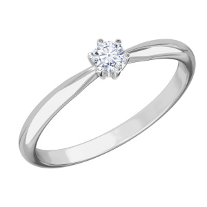 Кольцо Золото белое 1001-0111-0027