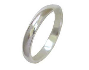 Кольцо обручальное Серебро родированное 3800100901