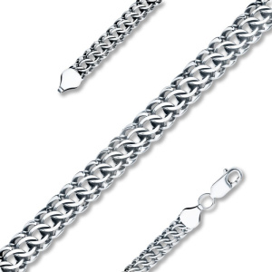 Цепь Серебро родированное ПТГР50