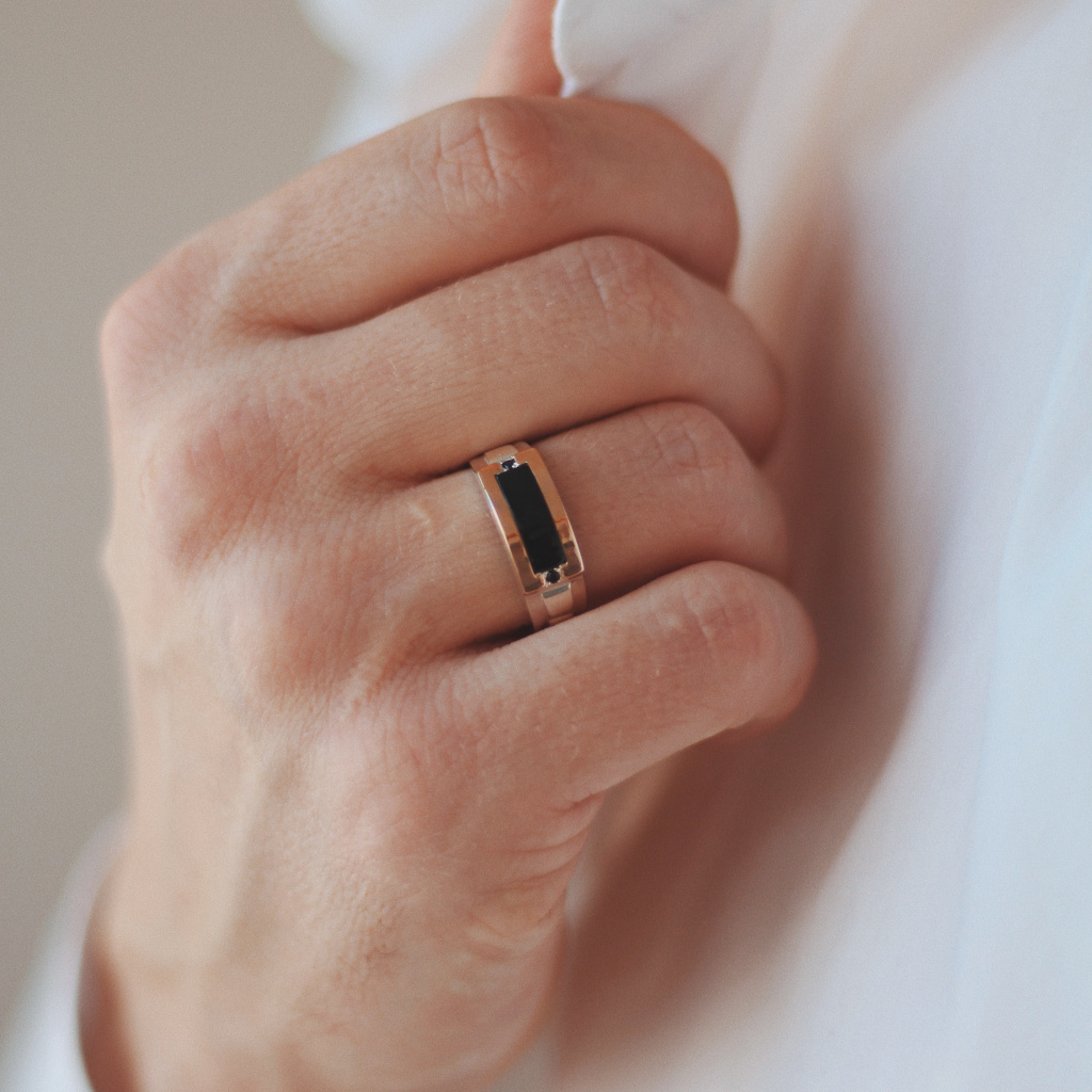 кольцо мужское 